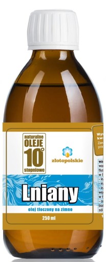 Za studena lisovaný ľanový olej 250 ml Polish Gold