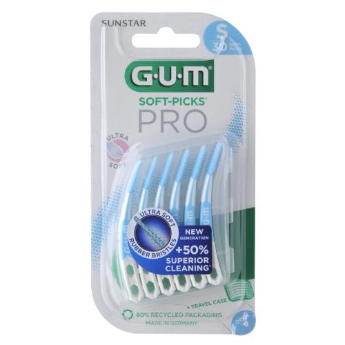 GUM SOFT-PICKS PRO SMALL S medzizubné kefky 30 ks