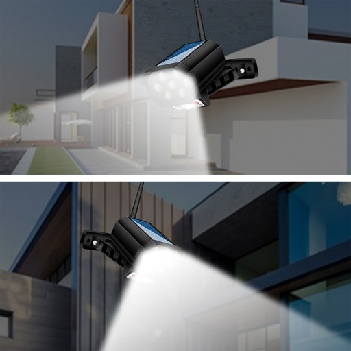 DUMMY CAMERA LED SOLÁRNA LAMPA SO SNÍMAČOM POHYBU