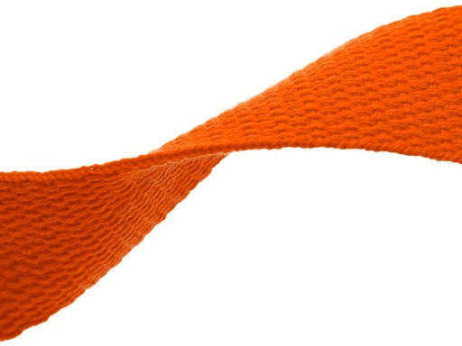 Prepravná páska 32 mm oranžový bavlnený popruh
