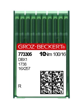 Ihly s viazaným stehom, tenké pažby DBx1 R 100, ostré