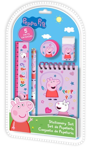 Písacia súprava Peppa Pig 5 kusov PP17109