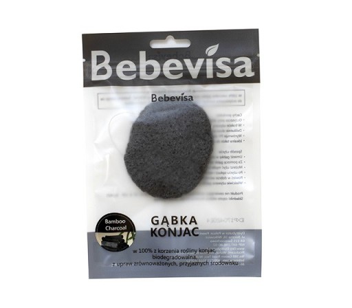 KONJACOVÁ HUBKA NA TVÁR, BAMBUSOVÉ UHLIE, BEBEVISA