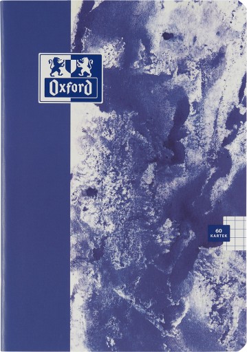 OXFORD PAINT NOTEBOOK A5/60K MRIEŽKA S OKRAJOM