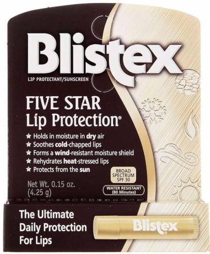 Five Star Lip Protection hydratačný balzam na pery SPF 30 Blistex 4,25 g