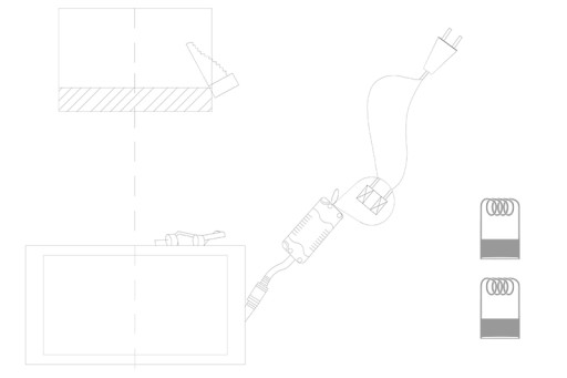 ZÁPUSTNÉ STROPNÉ SVIETIDLO, NEUTRÁLNE BIELE, 3W, VÝKONNÉ