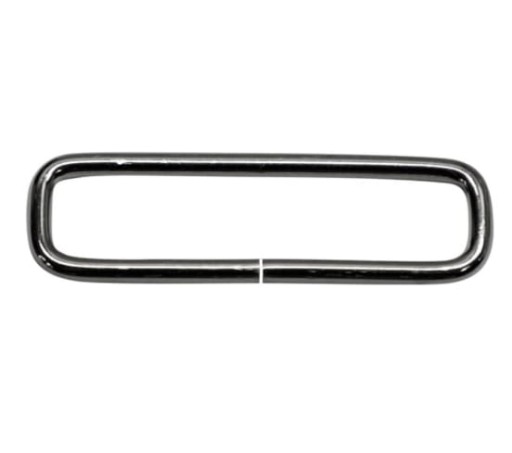 Kovový kožený rám Priechodka 40/9/3mm 10 ks