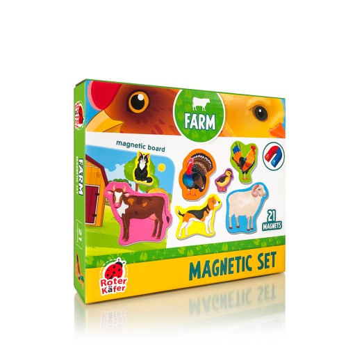 Sada edukačných magnetiek Farma pre deti Roter Kafer