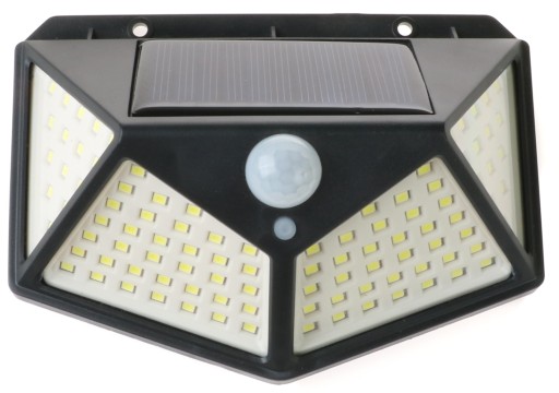 LED SOLAR LAMPA so senzorom meria pohyb 100LED