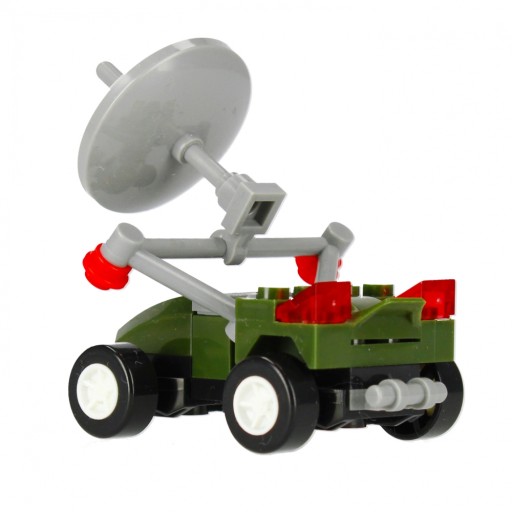 STAVEBNÉ BLOKY pre DETI 6 ročné 31 prvkov MILITARIA mix alleBLOX