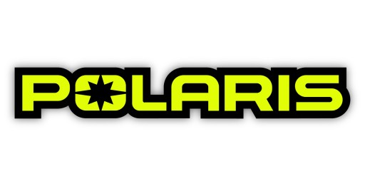 Samolepky Polaris 20cm Fluo - Nové logo