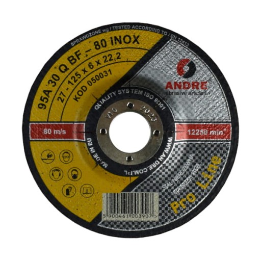 ANDRE INOX BRÚSNE KOTÚČE 27 125x6,0