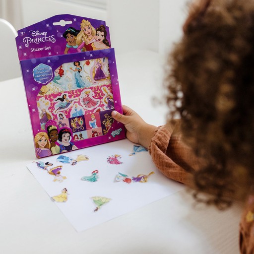 Totum samolepky pre deti Sada Disney Princess 3 hárkov a pozadia