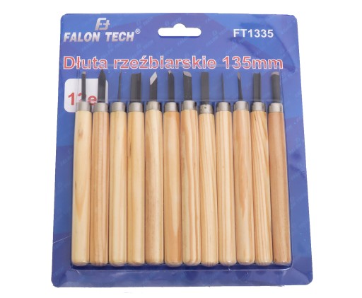 SADA REZBÁRSKYCH DLÁTOK 12 ks SADA 135MM OSTR