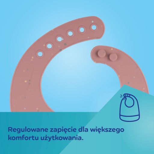Canpol Babies vodeodolný silikónový podbradník s vreckom, sivý