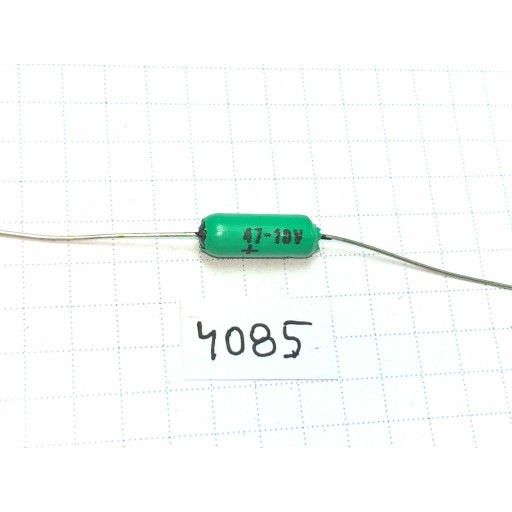Tantal 47uF 10V 6x14 20% Unitra-Elwa axiálne x5