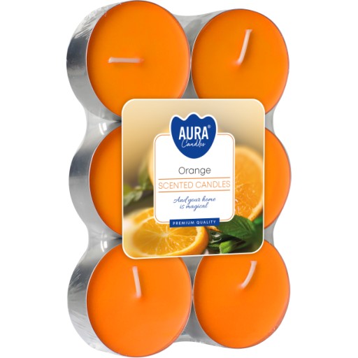 Oteplovačky s vôňou BISPOL Aura 8H ORANGE 6 ks.