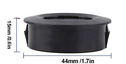 Teplomer + vlhkomer LCD -50~110°C okrúhly čierny