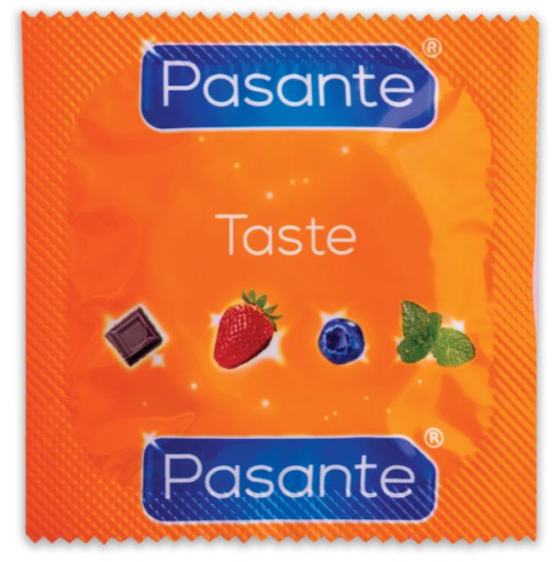 Pasante Taste ochutené a voňavé kondómy 12 kusov