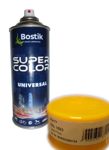 BOSTIK RAL 1023 žltá farba v spreji, 400 ml