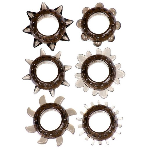 Tickler Six Ring Set Sada erekčných krúžkov