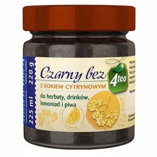 4 čajová súprava pomaranč so škoricou, bazou, malinou 3x225ml