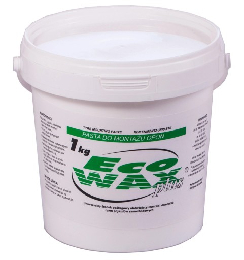 Pasta, masť, vulkanizácia, tuk, mydlo na montáž pneumatík ECO WAX PLUS 1kg