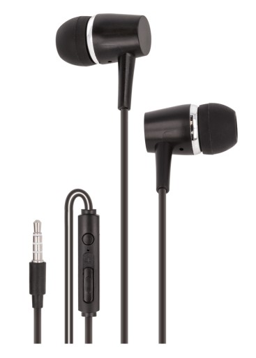 Slúchadlá + mikrofón pre telefón 3,5 mm jack pre kábel do uší pre telefón