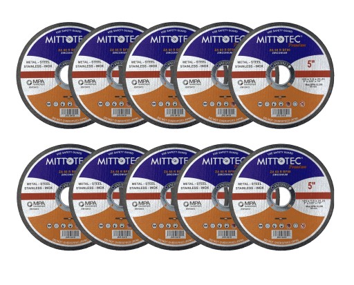 KOVOVÉ REZNÉ KOTÚČE 125 mm x 1 KOTÚČE 10 ks