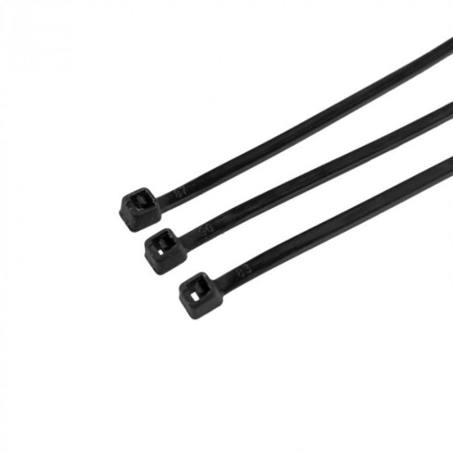 Svorka na viazanie káblov 4,6 X 250mm ČIERNA 100 kusov ECOLIGHT