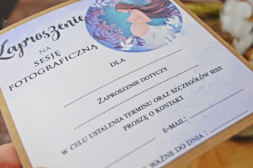 EKO pozvánky na tehotenskú fotografiu