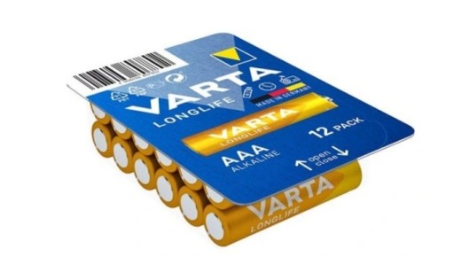 Varta AAA alkalická batéria (R3) 12 ks.