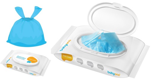 BABYONO VOŇAVÉ TAŠKY NA POUŽITÉ PLIENKY