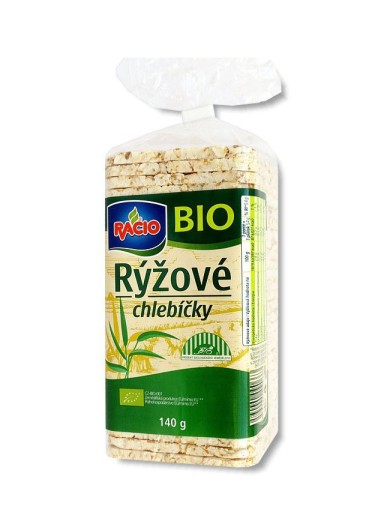 BIO RYŽOVÝ CHRUMKÁ CHLIEB 100% RYŽA 140g BIO
