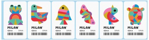 ŠKOLNÁ GUMA, biela, s potlačou MÄKKÝ Milan NÁDHERNE VYMAZÁ