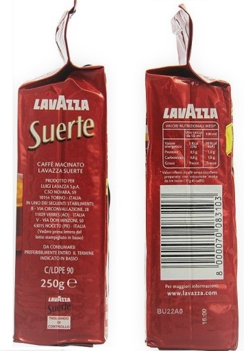 Lavazza Suerte mletá káva 250g