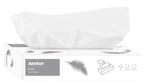 HYGIENICKÉ KOZMETICKÉ Utierky KATRIN PLUS 11797 2 VRSTVA 100 LIST