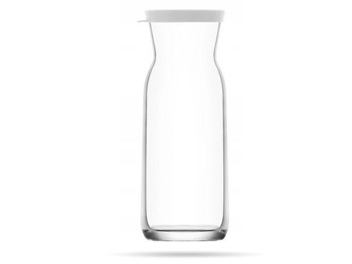 KARAFA S viečkom 700 ML SKLENENÁ KARAFA NA ŠŤAVU VODY LAV