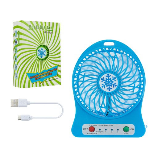 VENTILÁTOR, VENTILÁTOR USB, STOJACÍ NA BATÉRIU