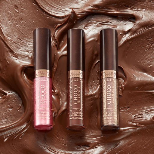 Tekuté očné tiene Eveline Cosmetics Choco Glamour 05