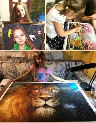 Diamantová výšivka mozaika diamantová maľba 5D STROM štyri ročné obdobia 30x40cm