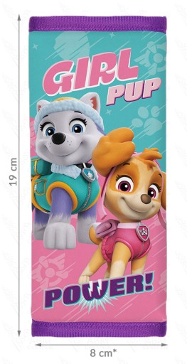 Poťah na opasok Paw Patrol 8 x 19 cm odtiene ružovej Everest Sky