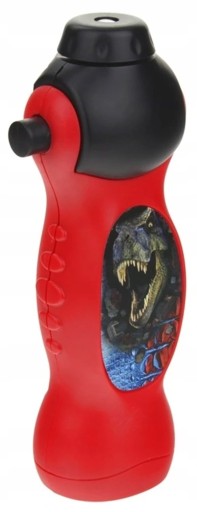 Červený baterkový projektor 25 diapozitívov Dinosaury
