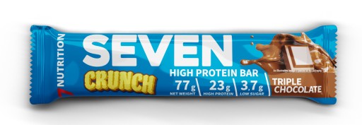 7NUTRITION SEVEN CRUNCH BAR 77G TRIPLE CHOCO