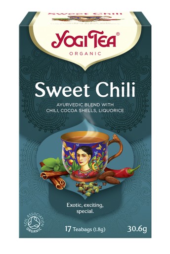 Čaj SWEET CHILLI, kakaové šupky, sladké drievko, BIO