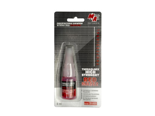 MA- Lepidlo na nite červené - Silné 6ml