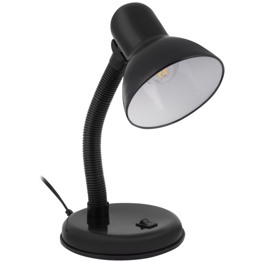 LED STOLNÁ LAMPA Čierna Nastaviteľná školská stolná lampa pre deti