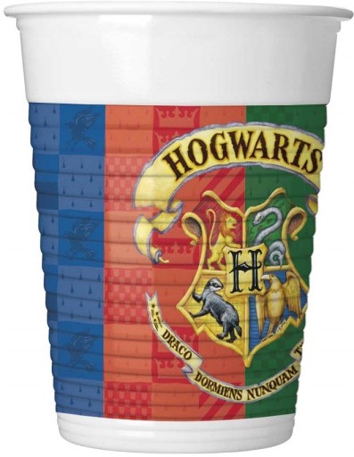 Harry Potter plastové poháre 200 ml 8 ks.