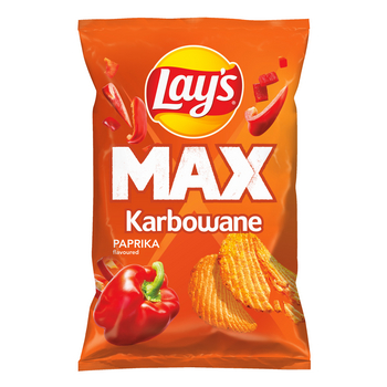 Lay's Max krimpovaná paprika 120g