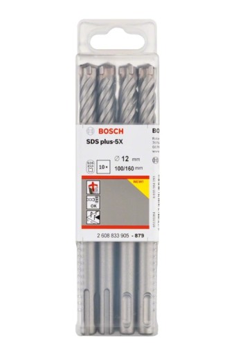 BOSCH SDS PLUS-5X VŔTAČKA VŔTAČKA 4-PÁSOVÁ 12x100/160